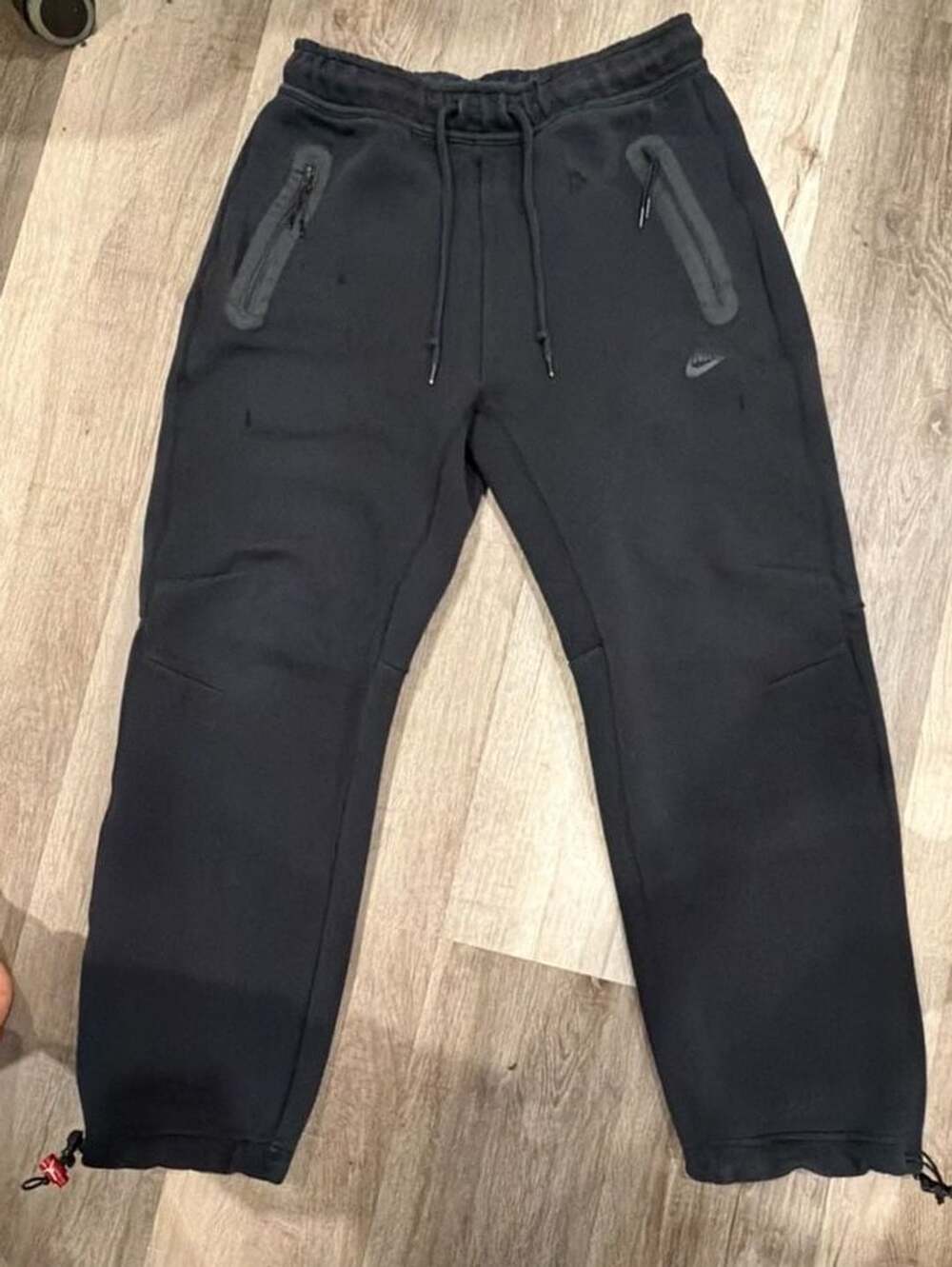 Nike Tech Fleece Open Hem Sweatpants Size M Black